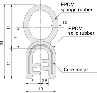 インセットパッキン EPDM-B