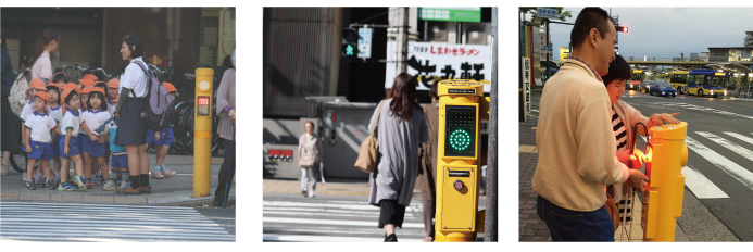 Pedestrians Signal Assist Device with LED