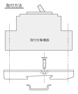 ＤＨホルダー【コンセント取付タイプ】ワンタッチ式　DHS-5050Ｔ・DHS-5085T：取付方法