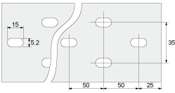 取付孔寸法図
