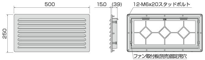 スーパーセール 篠原電機 薄型防噴流ギャラリー 塩害対策仕様 IP55 AC100V 1個 ステンレス製 GTS-20W-ST-F1 