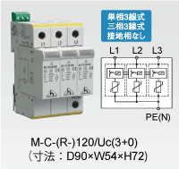 サージ防護デバイス クラス■　クラスⅡ（誘導雷）対応SPD