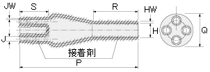 熱収縮性防水分岐管（CBJ）