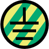 接地表示ラベル