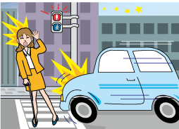 車の走行音、エンジン音を頼りに横断しており、大変危険です。音響信号機の誘導音が止められている時間帯は、視覚障がい者の方は、車の走行音、エンジン音を頼りに横断しており、歩行者のみならず自動車にとっても大変危険です。