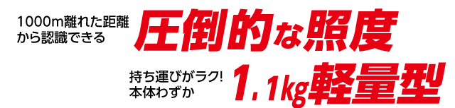 線閉用LED警告フラッシュ